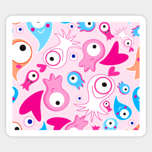 Funny octopus Sticker